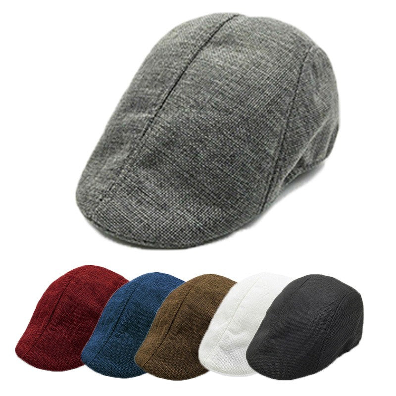 Mens Boys Hat Country Peaky Golf Driving Cabbie Hat Caps Retro Flat Cap Beret