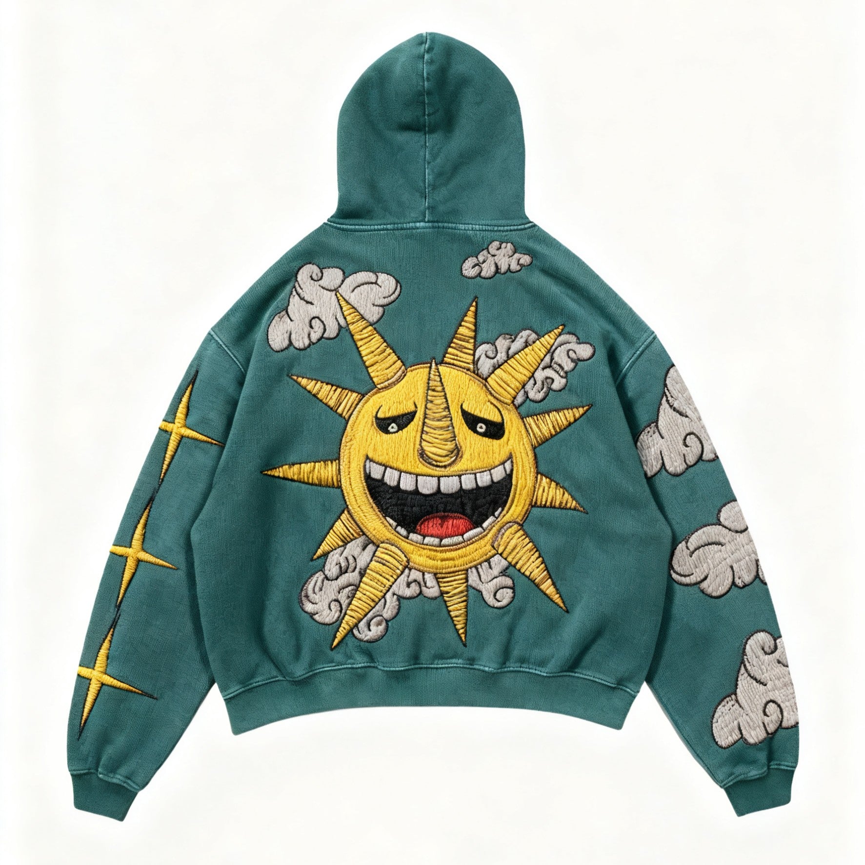 Fashion Casual Printed Polyester Sweater