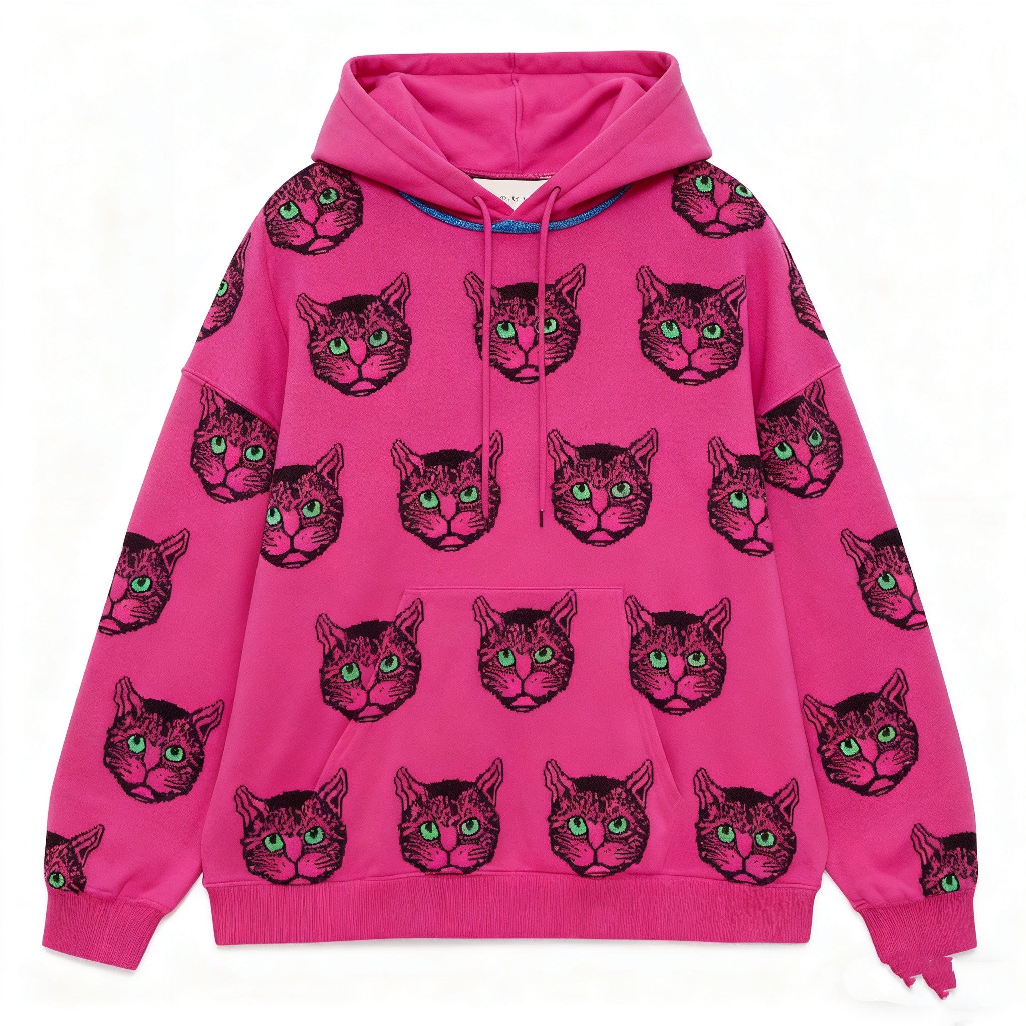 Fashion Casual Printed Polyester Sweater