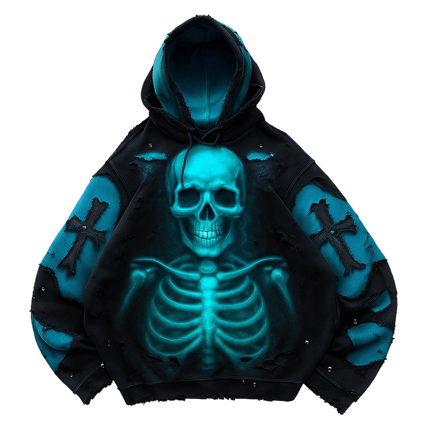 Fashion Casual Printed Polyester Sweater