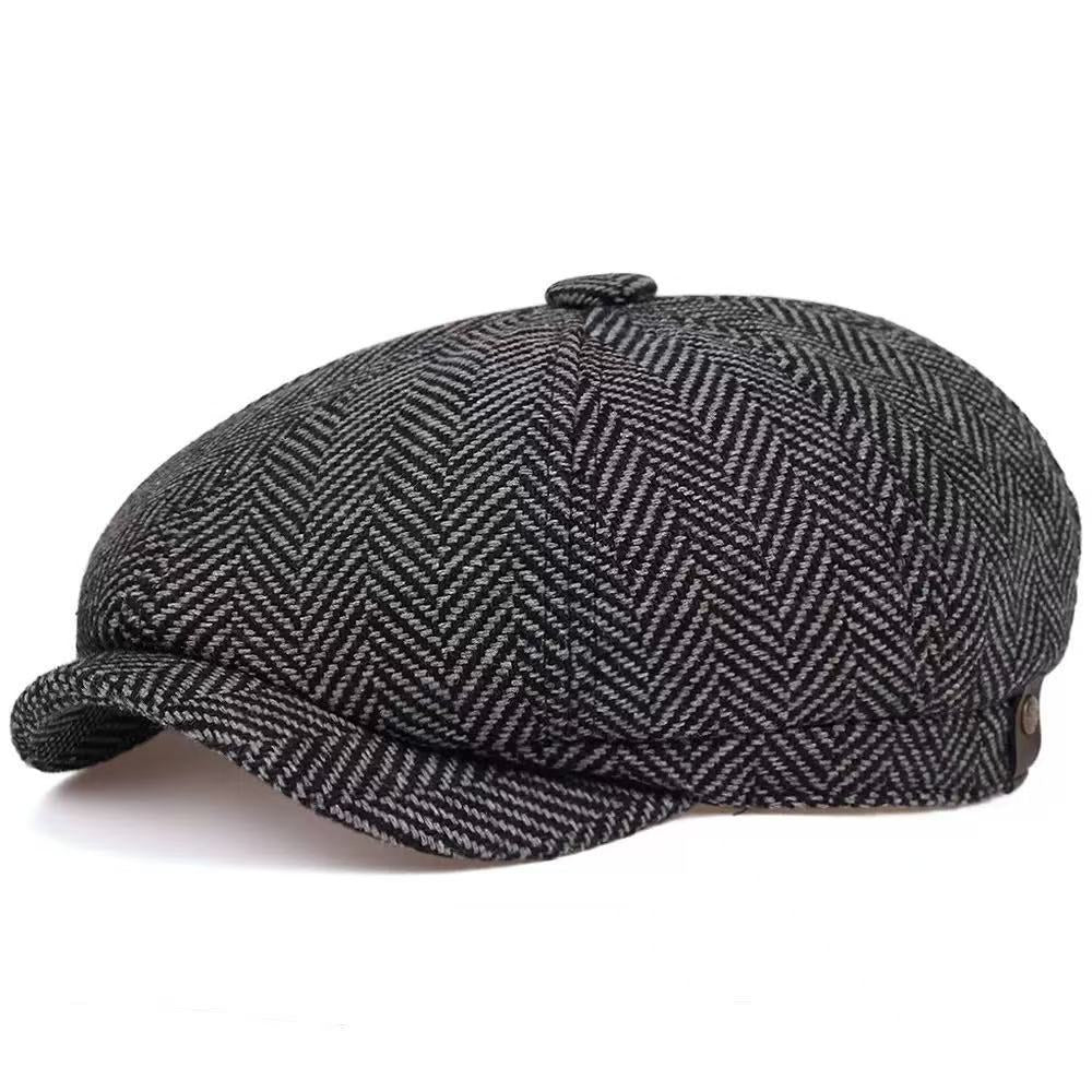 Peaky Blinders Style Octagonal Flat Cap – Retro Shelby Beret for Men | Fast Delivery