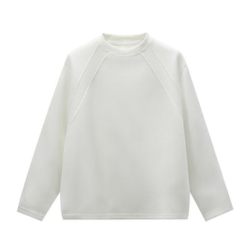 Loose Design Long Sleeve All-matching Inner Wear Patchwork Sweater