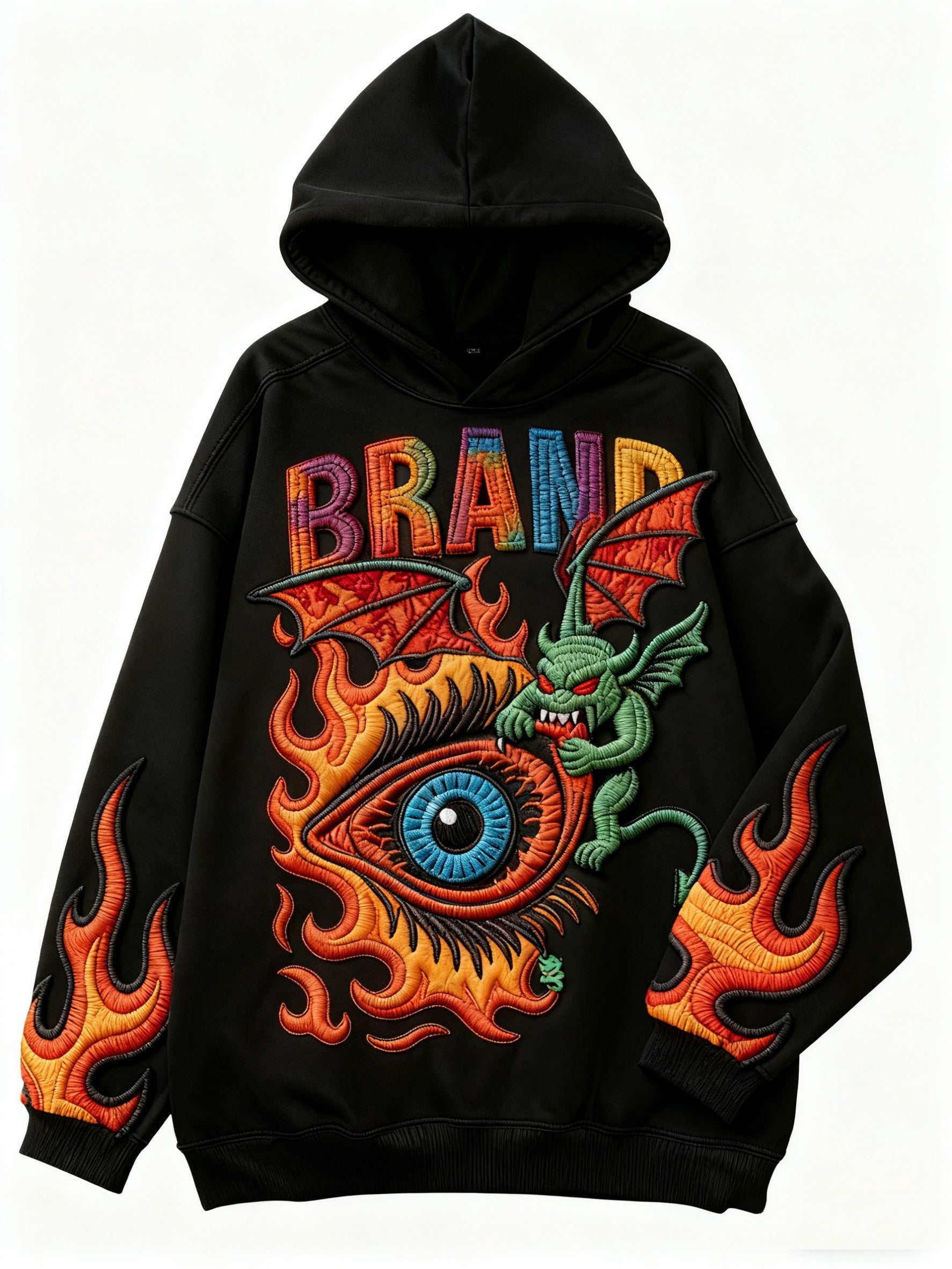 Fashion Casual Printed Polyester Sweater