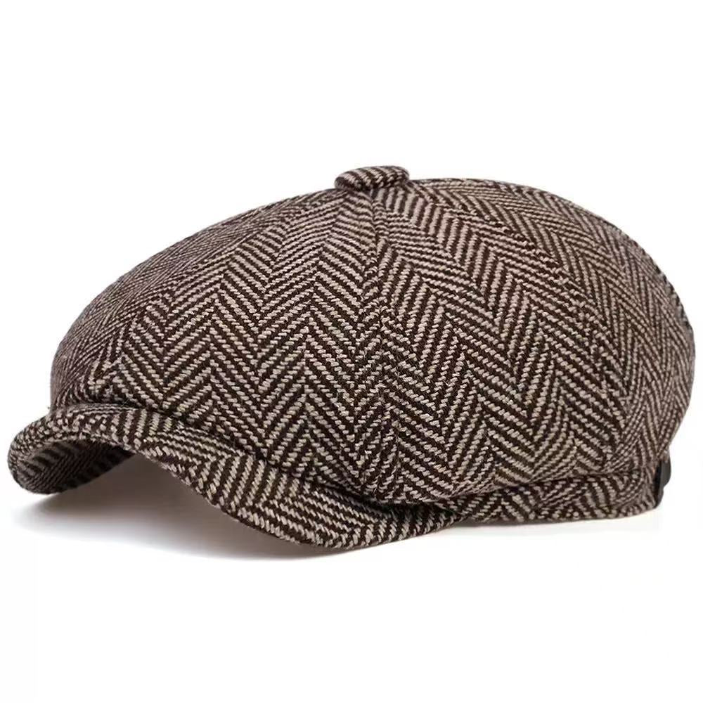 Peaky Blinders Style Octagonal Flat Cap – Retro Shelby Beret for Men | Fast Delivery