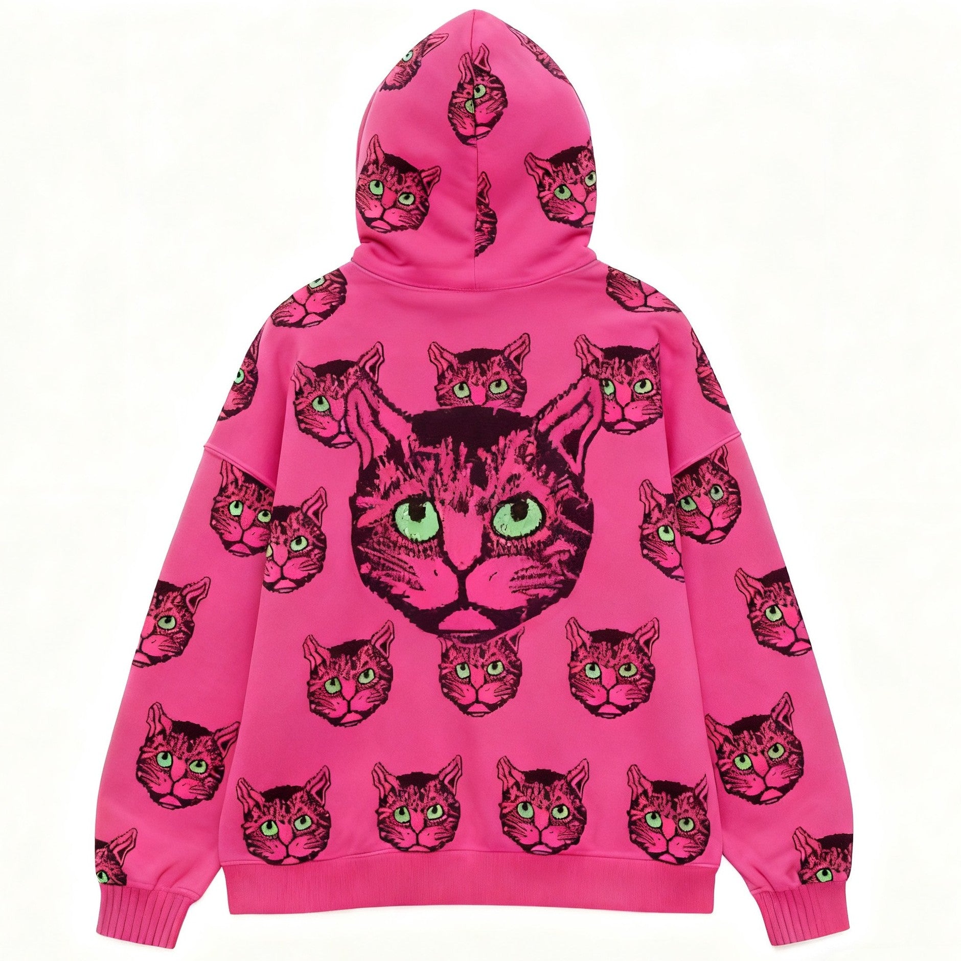 Fashion Casual Printed Polyester Sweater