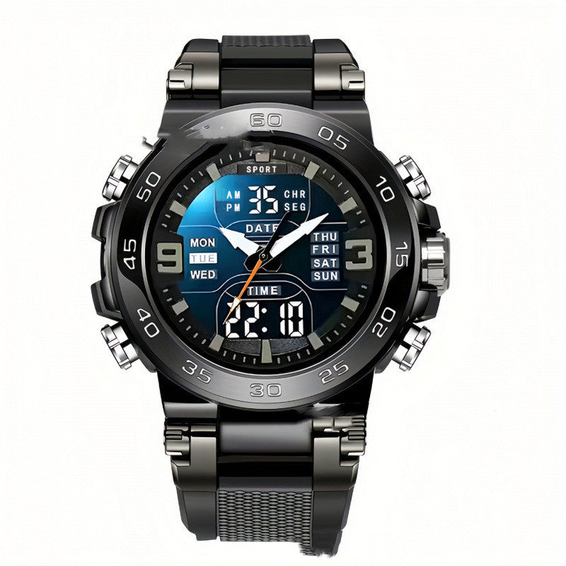 Waterproof Electronic Watch For Outdoor Sports Trendy And Glow-in-the-dark